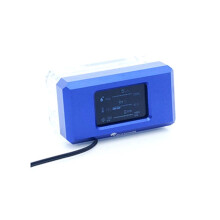 FREEZEMOD Elektrischer Durchflussmesser AIO-Thermometer für Wasserkühlung, Durchflussgeschwindigkeit und Temperaturüberwachung für