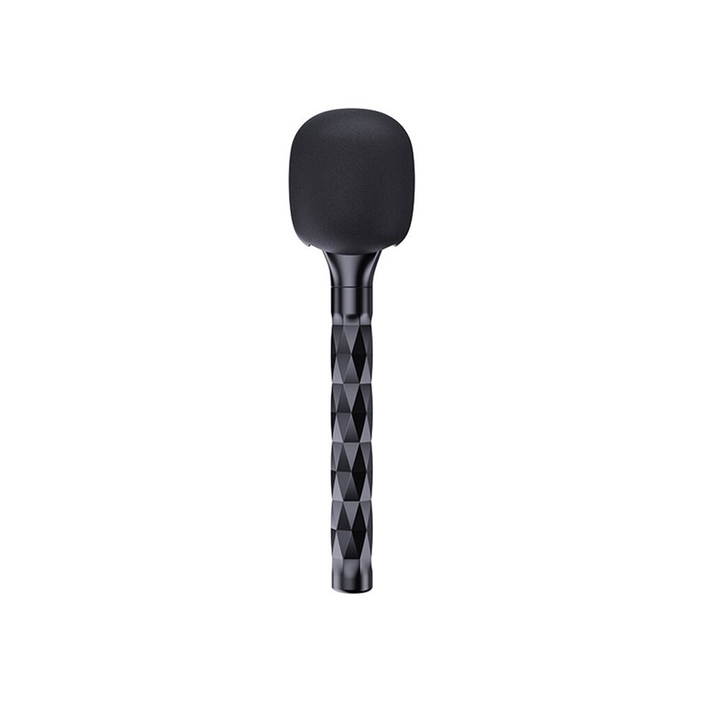 Microphone Handle Fit For Mic 1/2 Mic Handheld Adapter Wireless Lav Mic Back Clamp Holder For Vlog Interview Black 4713711594459