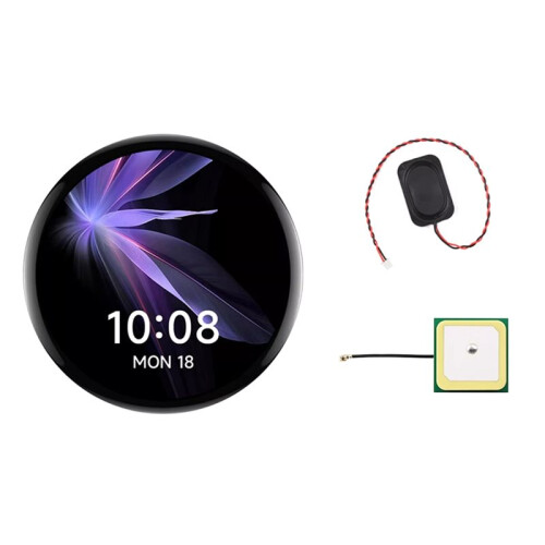 RP2350 1.75inch AMOLED Round Touch Display Development Board 466x466 Capacitive Touch with Speaker A