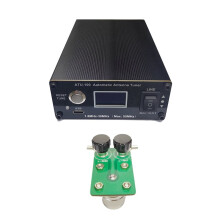 ATU-100 Antennmottagare 1,8-30 MHz 100 W Automatisk Antennmottagare Kortvågsantennmottagare med Batteri för Amatörradio A