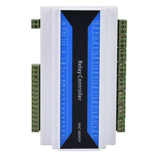 8 Channel Network Relay Module Remote Control Relay Device Ethernet to RS485 TCP Relay Module,DIY Programming Module