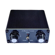 QRP Z-Match Manual Antenna Tuner 3-28 MHz Upgrade Tuner with Coaxial and Balanced