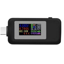 Multifunktionell Typ-C USB-Testare Voltmeter Amperemeter Ström Spänningsdetektor 0-5A 4-30V för Kablar Bärbar Dator Telefon
