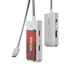 Piva Station D'Accueil Multifonction G41: Adaptateur USB-C Vers Prise Audio 3,5 mm, Charge Rapide 60 W, Décodage et Transmission