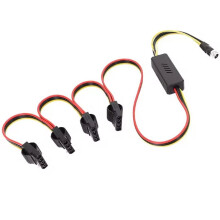 12V  5525 to 4 IDE Hard Drive Power Supply Cable  12V to 4 IDE Hard Drive Cable Voltage Regulator