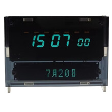 New VFD Global Clock Desk Pendant WiFi Timing Two VFD Screens DIY Clock