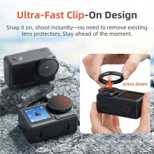 AMAGISN ND Lens Filter Kit for Osmo Action 5 Pro 4 3 Sports Camera UV CPL ND8 ND16 ND32 ND64 Outdoor Shooting Accessories