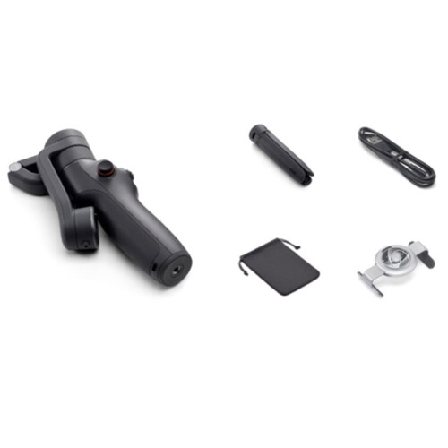 For  Osmo Mobile 6 Smartphone Gimbal Stabilizer 3-Axis Phone Gimbal with AI Tracking Foldable Design A