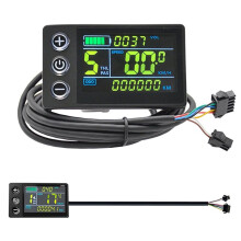 LCD-S866 Electric Bicycle Display 24V 36V 48V Colorful LCD Screen Meter Ebike Power Assisted Scooter Control Dashboard