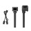 8PIN CPU Power Extension Cable 90 Degree Right Angle Connector for / Motherboard Sync Black 1