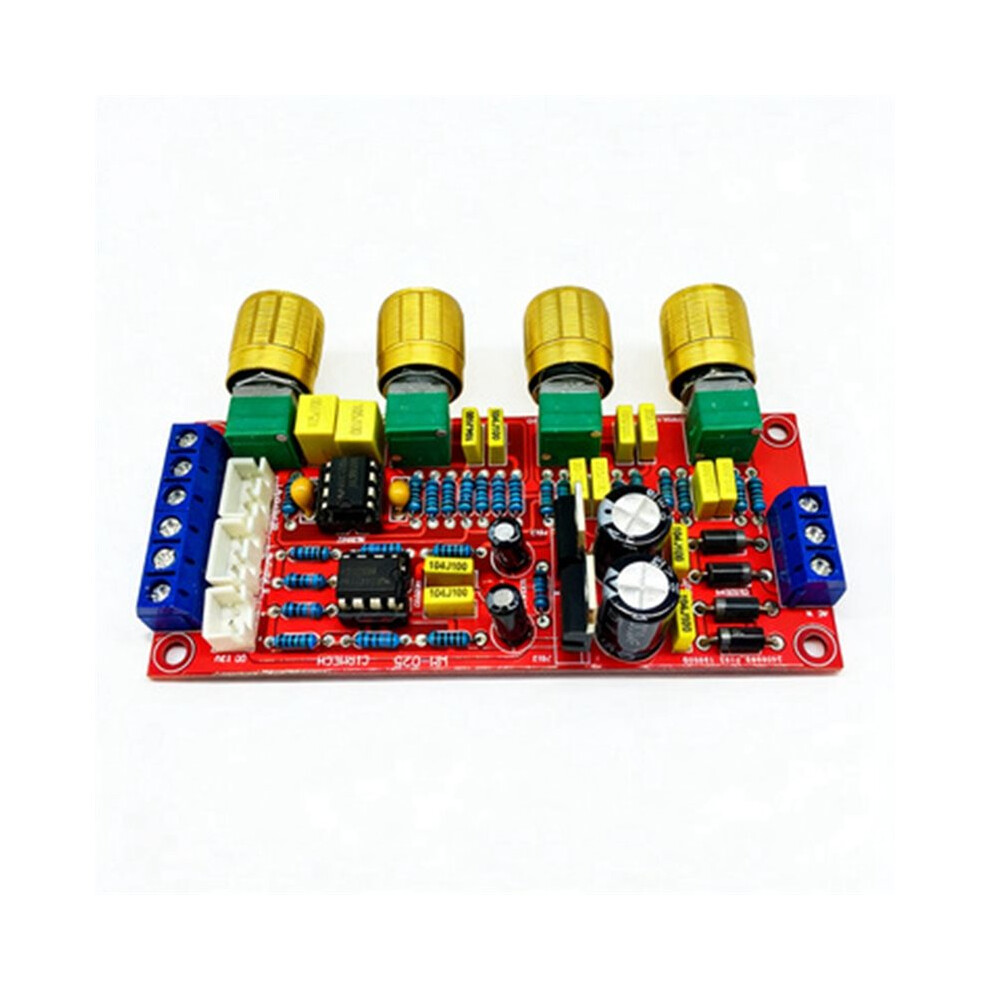 Dual Ne5532 Power Amplifier Audio Preamp Board Audio Equalizer High-Fidelity Tone Eq Control Preamplifier 4712233942526