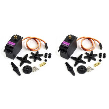 2X MG996R Servo 9kg/cm 11kg/cm Hoge Koppel Servo Digitale Metal Gear voor RC Auto Model Helikopter Boot DIY Onderdelen