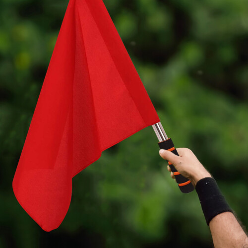 3Pcs Durable Referee Waving Flags Multicolor for Sports Racing Events 2