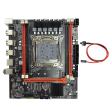 X99E DDR4 Motherboard LGA2011-3 4XDDR4 RECC RAM Slots M.2 NVMe Gigabit LAN Card X99 Computer Desktop Motherboard