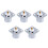 5X UHF Female SO239 Panel Chassis Mount Flange Deck Mount Solder Cup RF Connector 1