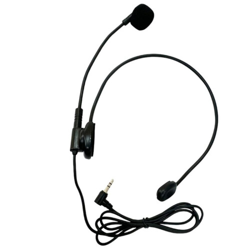 Headsetmicrofoon met Draaibare Microfoon voor Docenten en Gidsen - Bedrade Microfoonversterker - Universeel