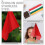 3Pcs Durable Referee Waving Flags Multicolor for Sports Racing Events 7