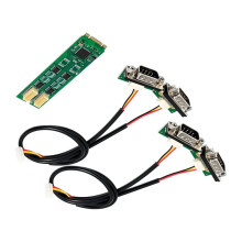ST365 RS485 M.2 B+M AX99100 4 Port PCIe2.0 RS485 Industrial Communication Expansion Card