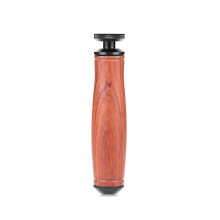 Wooden Handle Camera Grip Stabilizer Handgrip with 1/4 Inch Screw Port Universal DSLR Mirrorless Cage Side Handle B
