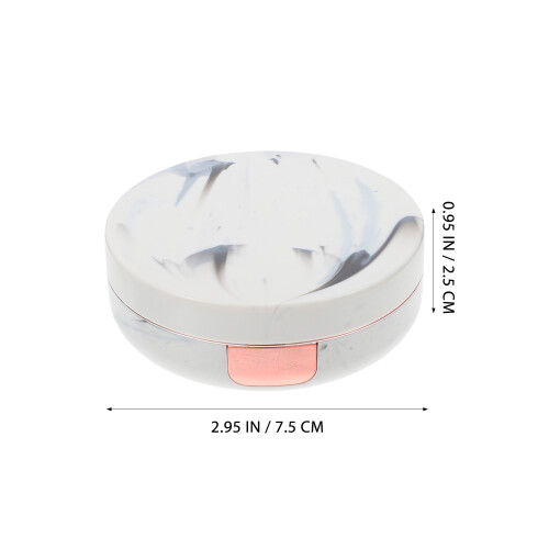 1 set marble pattern contact lens storage box case 1