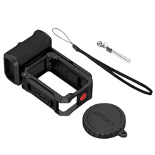 Camera Grip Holder Metal Cage for OSMO Action 6 Accessories Shutter Button Extension Photography Handle Black