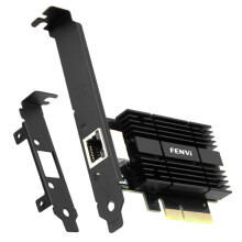 FENVI 10GBps AQC113 PCIE to RJ45 Network Card 1G/2.5G/5G/10Gbps 10000Mbps RJ45 Interface Gigabit Ethernet PCI-ELAN Adapter Win10