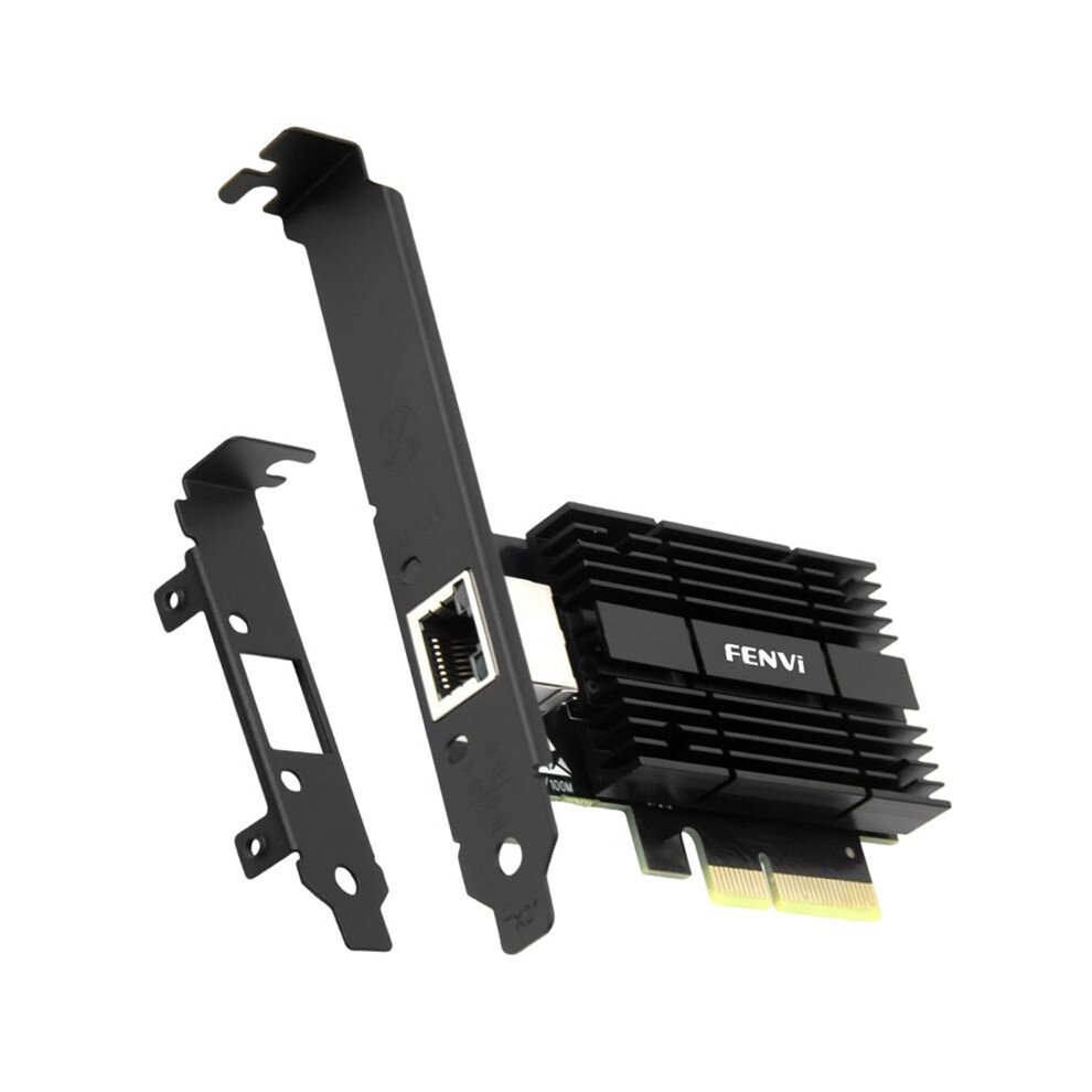Fenvi 10Gbps Aqc113 Pcie To Rj45 Network Card 1G/2.5G/5G/10Gbps 10000Mbps Rj45 Interface Gigabit Ethernet Pci-Elan Adapter Win10 6033968156865