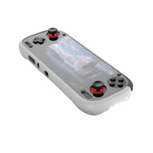 Protective Case TPU Bracket Handheld Console Shockproof Anti-Scratch Soft TPU Protection Cover for AYN ODIN 3 White