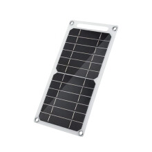Cargador Solar USB de 5 V, Panel Suave de Energía Fotovoltaica, Cargador de Emergencia para Exteriores para Teléfono Móvil, Ventilador, Banco de