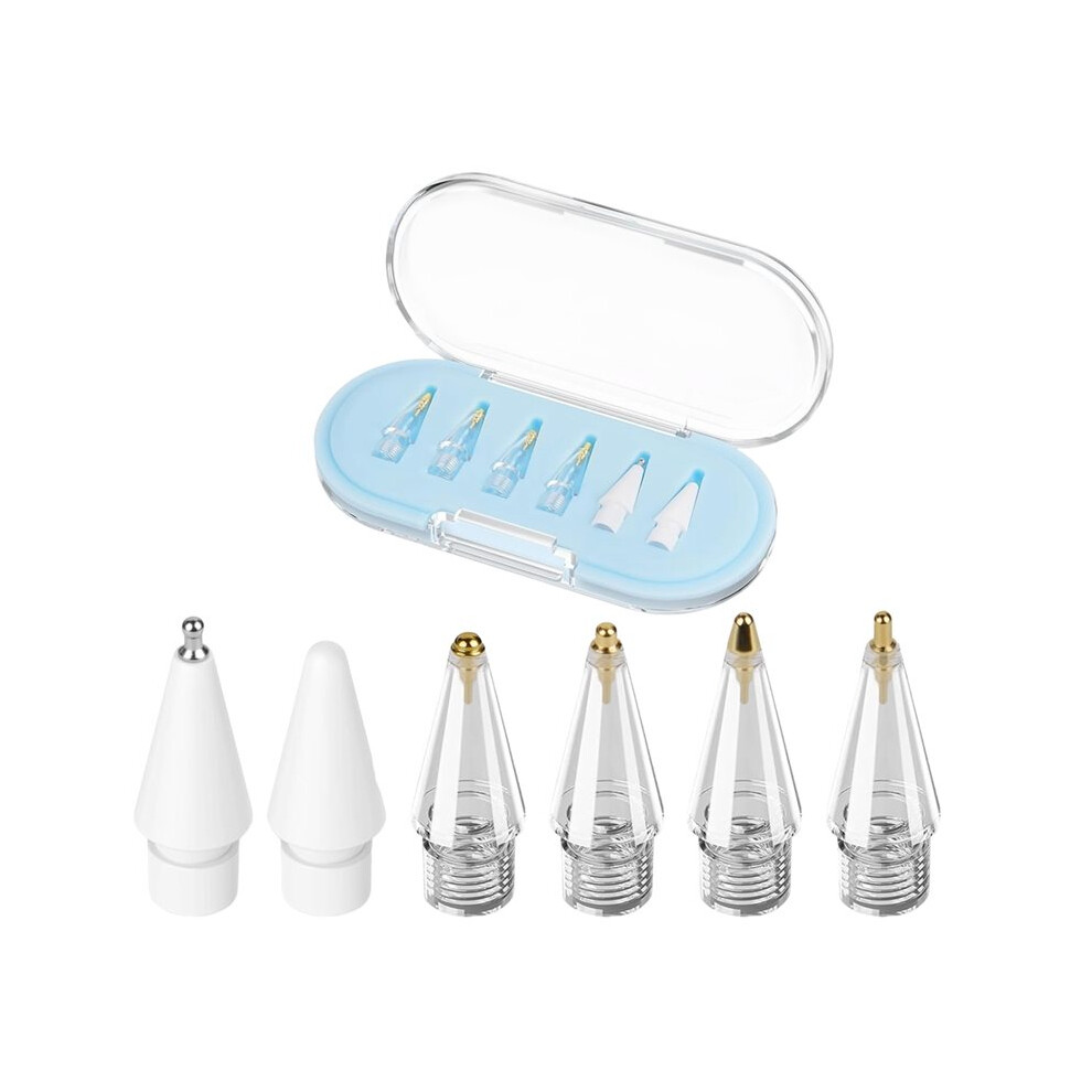 6Pcs Replacement Pencil Tips For Pencils Pro/Usb-C/2Nd Gen/1St Gen Tips Writing Stylus Nib For Pencil 6033615712949