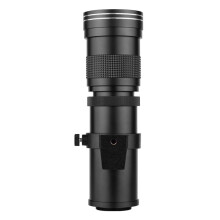 Obiettivo Zoom Super Teleobiettivo con Messa A Fuoco Manuale da 420-800 mm F/8.3-16 T Mount con Filettatura da 1/4 per Fotocamere Reflex Digitali DSLR