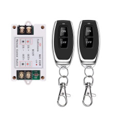 Interrupteur de Télécommande Sans Fil 12 V CC 433 MHz avec Relais Récepteur Haute Intensité 40 A pour Moteurs, Pompes et Éclairages