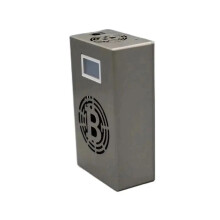 2X Bitcoin Lucky Miner 500G/S BM1366 Asic Chip Silent Cryptocurrency Mining Machine with Power Supply EU Plug