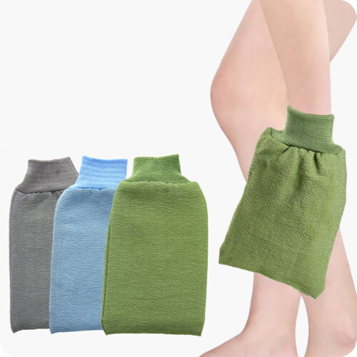 4Pcs Glove for Shower Premium Cotton-Polyester Bathing Gloves Assorted 2