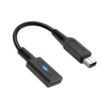 PD USB C Cable for NDSi 3DS LL Controller PD Charging Adapter Type C Cable with LED for 3DS Game Console Power Wire