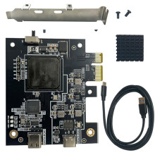 Cap DMA 75t Card: FPGA DMA Board for Kmbox Makcu Video Blender, High Performance Direct Memory Access PCIe Card