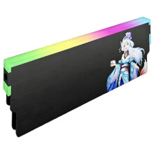 Computer ARGB RAM Memory Heatsink Cooler Memory Stick Armor Vest 5V ARGB MOBO AURA SYNC for Desktop RAM DDR3 4 5 A