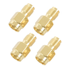 4PCS RF Coaxial Coax Adapter SMA Female to RP-SMA Male