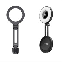 Ulanzi MA07 Maglock 1/4 Cold Shoe Phone Mount with Light Double-Side Magnetic Phone Mount Camera Tripod for  16 15 14 13