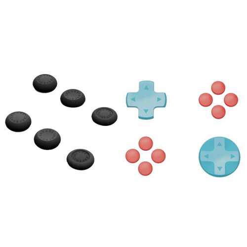 For  2  Joystick Cap+D-Pad Button Cap Set for   2 D-PAD Color Button Cap Accessories 1
