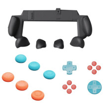 Para Switch2 Case Capa Protetora de Plástico + Teclas de Direção + Kit de Tampas de Joystick para Switch2 Case Capa À Prova de Poeira A