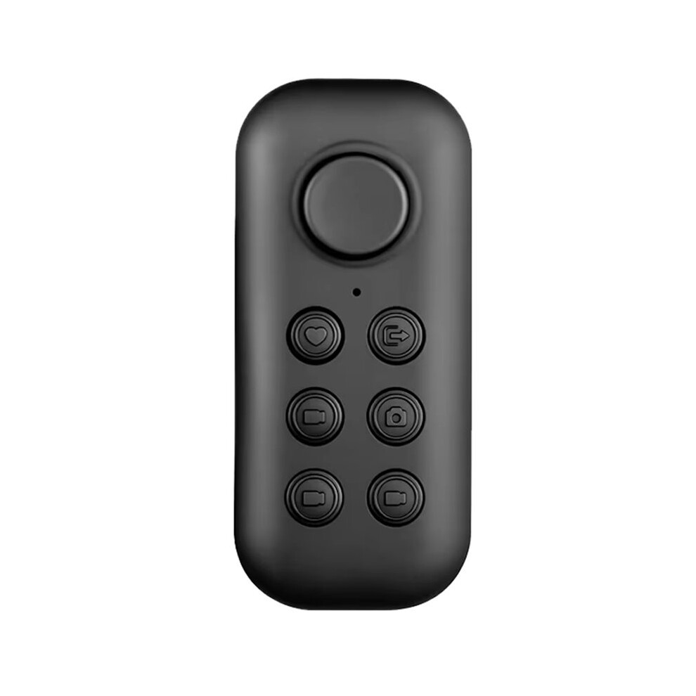 Wireless Remote Control For Video Flipping, Remote Shutter Button For Smartphone/ Remote Photography And Recording Black 6032519324692