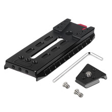 Gimbal Quick Release Plate V Mount Arca Clamp Camera Baseplate Extension Plate for Zhiyun Handheld Stabilizer
