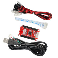 Zero Delay Arcade USB Encoder for PC PS3 Raspberry Pi Joystick Button Hitbox Controller 2.8mm