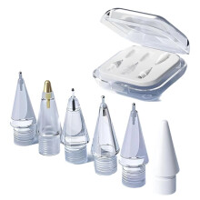 6 in 1 Replacement Pencil Tips for  Pencil Pro/2nd Gen/1st Gen/USB-C, Upgraded  Pen Tips with Storage Case