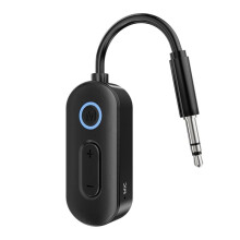 6.0 Wireless-Audioadapter, Flugzeug-Audioadapter für Kopfhörer mit Zweipoligem Stecker auf 3,5-mm-Anschluss
