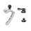 AMAGISN  Flexible Bracket Adjustable Silicone Mount Action Camera for    Camera Accessories Light Gray 1