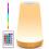 LED Night Light Bedside Lamp Touch and Remote Control Dimmable Tabletop 13 RGB Colors Changing 5 Brightness 1