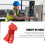 Adjustable Nylon Coated Cable Lockout Self-Locking Safety Lock Red 7