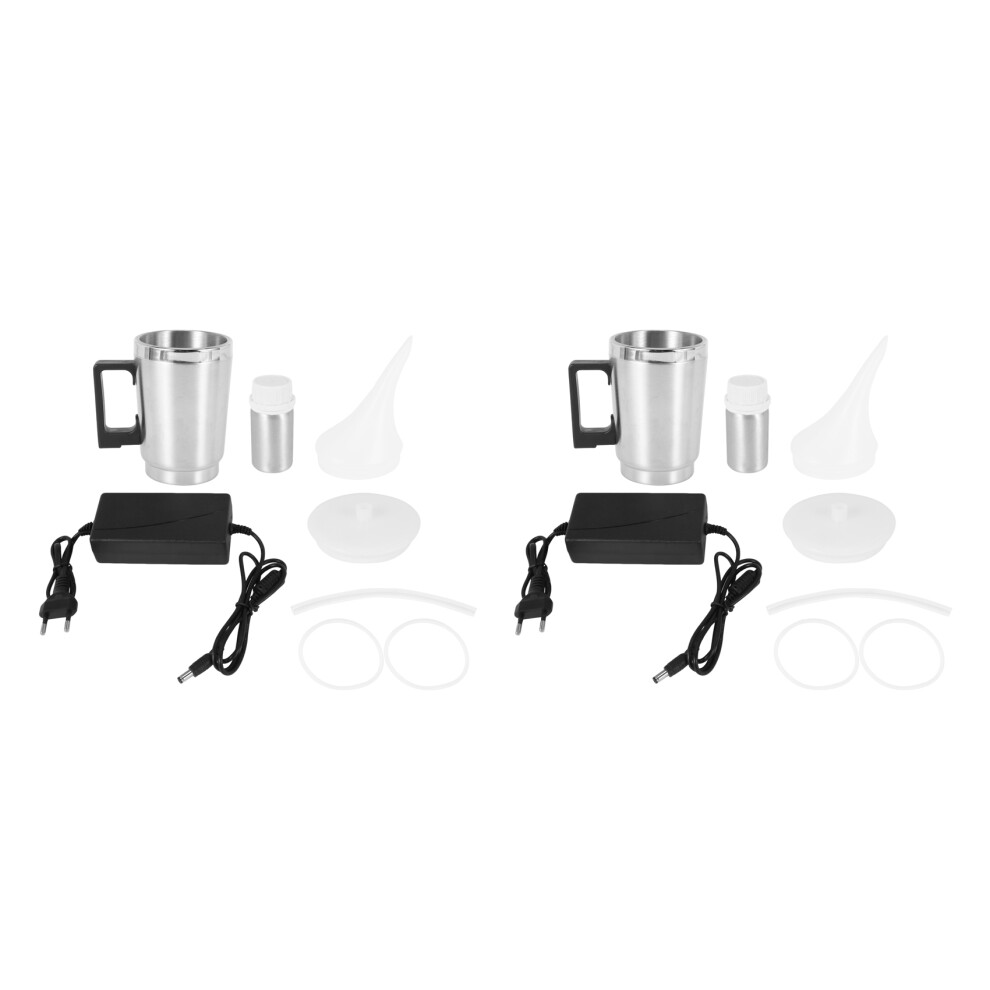 2X Car Headlight Restorer Repair Fix Restoration Steam Polishing Chemical Cleaner Headlight Atomization Cup Eu Plug 4712490075982
